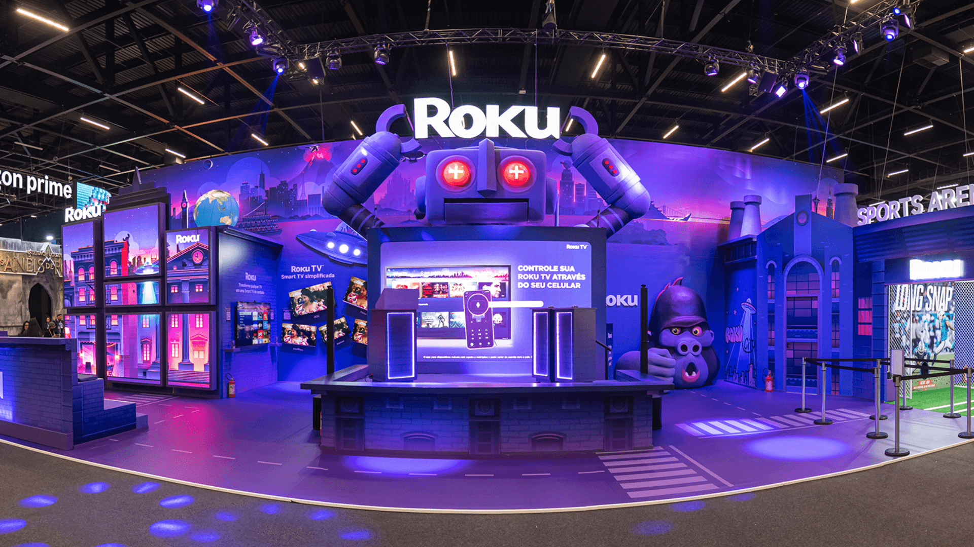 Estande Roku em feira